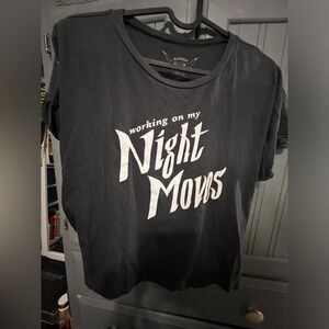 Bandit Brand black crop tshirt